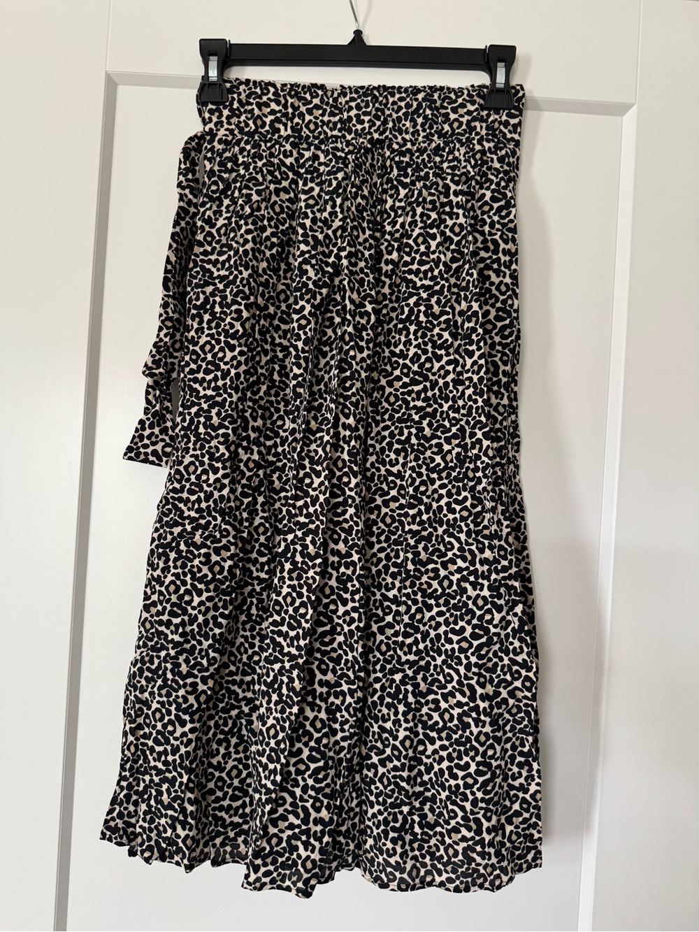Sezane Elie Skirt in Leopard Print